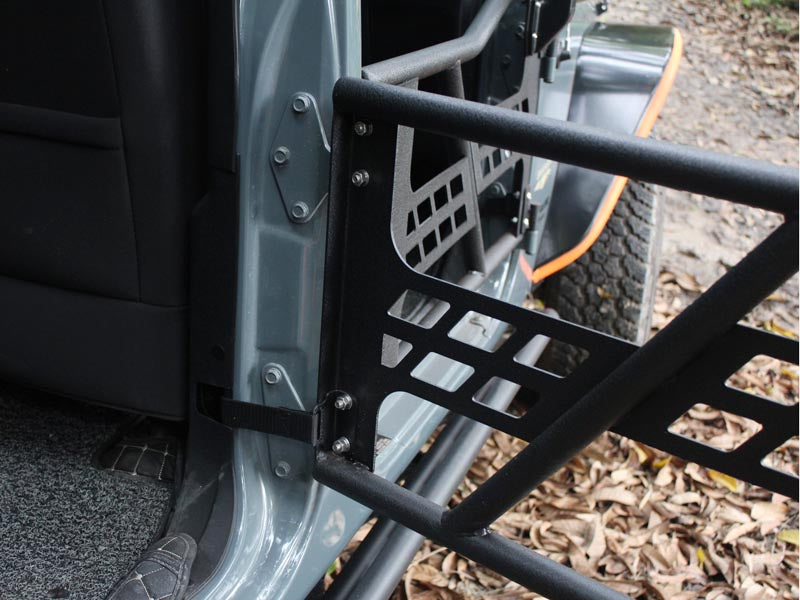 4x4wavers Tubular Door 4 Doors With Rearview Mirror for jeep wrangler JKU 2007-2018 - 4X4 WAVERS