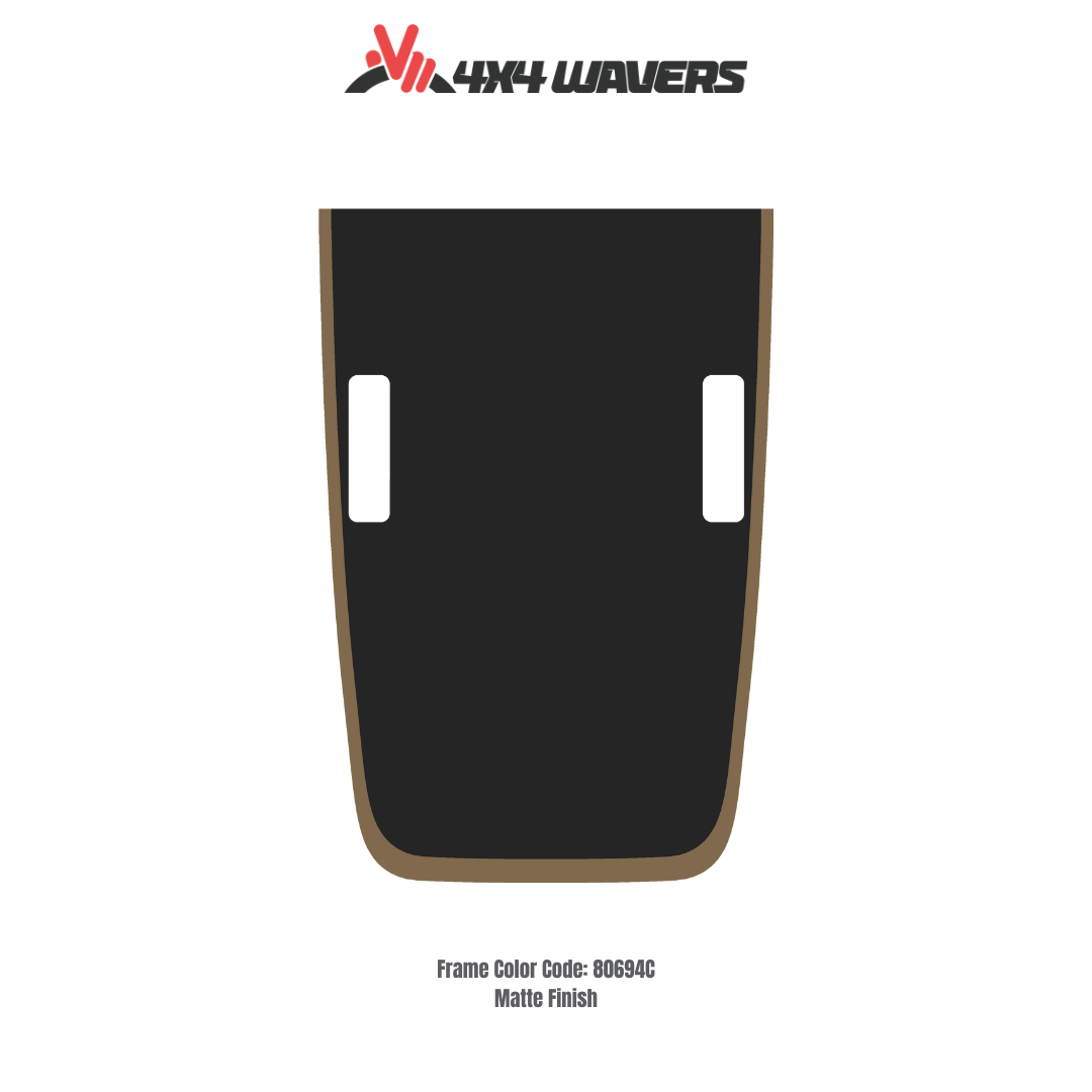 Kit d'autocollants 4x4wavers pour capot JL Rubicon – Autocollants en vinyle pour modèles Jeep Wrangler – Fabriqué au Canada