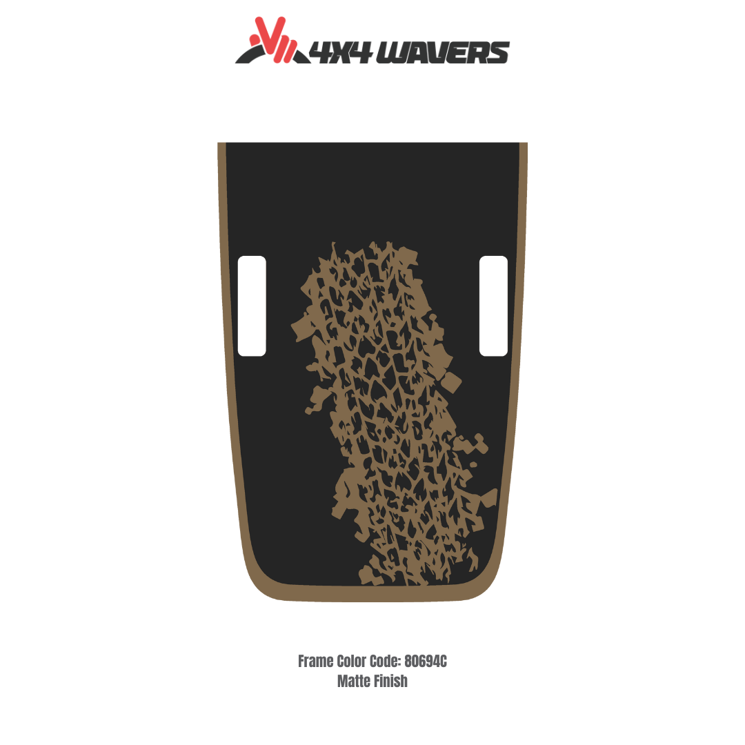 4x4wavers MUD Decal Sticker Kit for JL Rubicon Hood β Vinyl Car Decals for Jeep Wrangler Models β Made in Canada