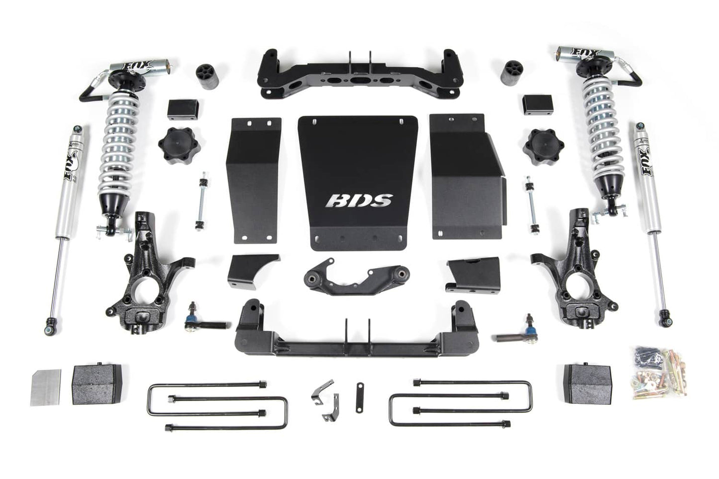 BDS Suspension 6-inch lift kit for 2014-2018 GMC Sierra 1500 with cast upper control arms, off-road vehicle upgrade