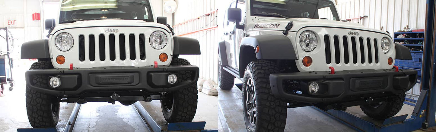 Blue Ox BASEPLATE 13-18 Wrangler tow bar with mounting hardware, designed for vehicle towing and compatibility.