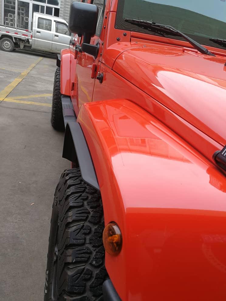 4x4wavers Fender Flares Trim Extension Protector - for Jeep Wrangler JK / JKU 2007-2018 - 4X4 WAVERS