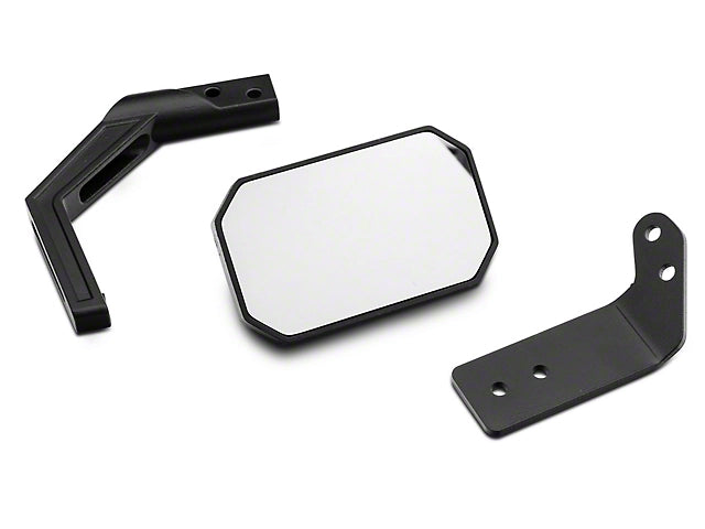 4x4wavers Hood Mirror Driver Side for all Jeep Wrangler Models - 4X4 WAVERS
