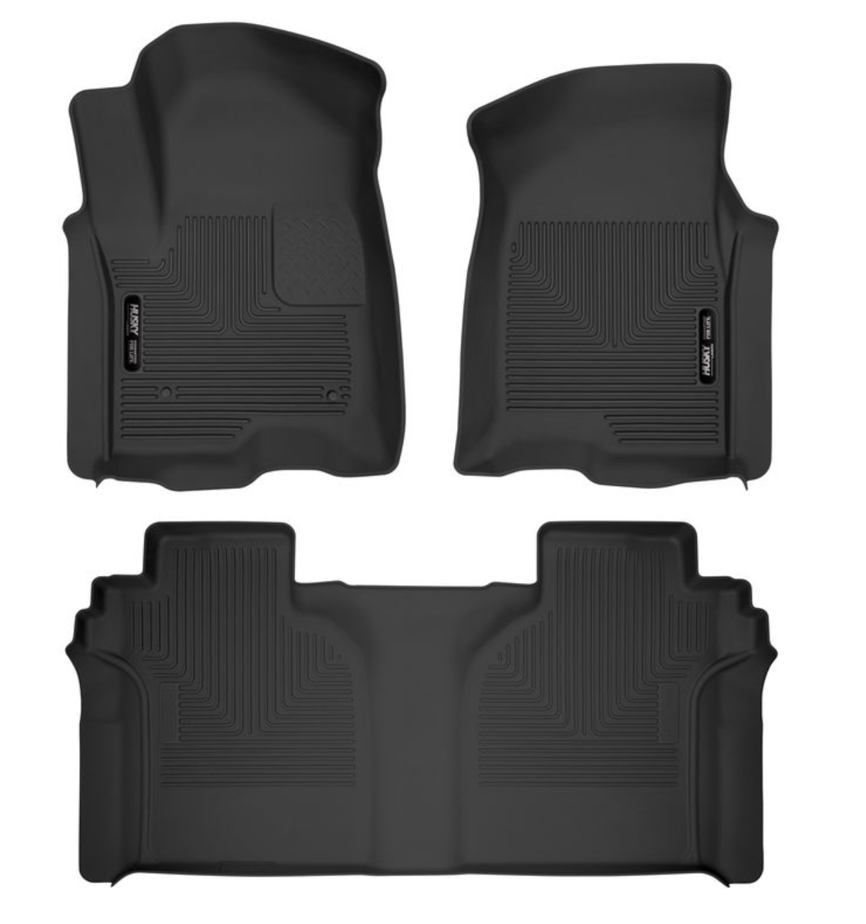 HUSKY LINERS X-ACT FRONT AND REAR LINERS 19-26 GM 1500/ 20-26 HD CREW CAB