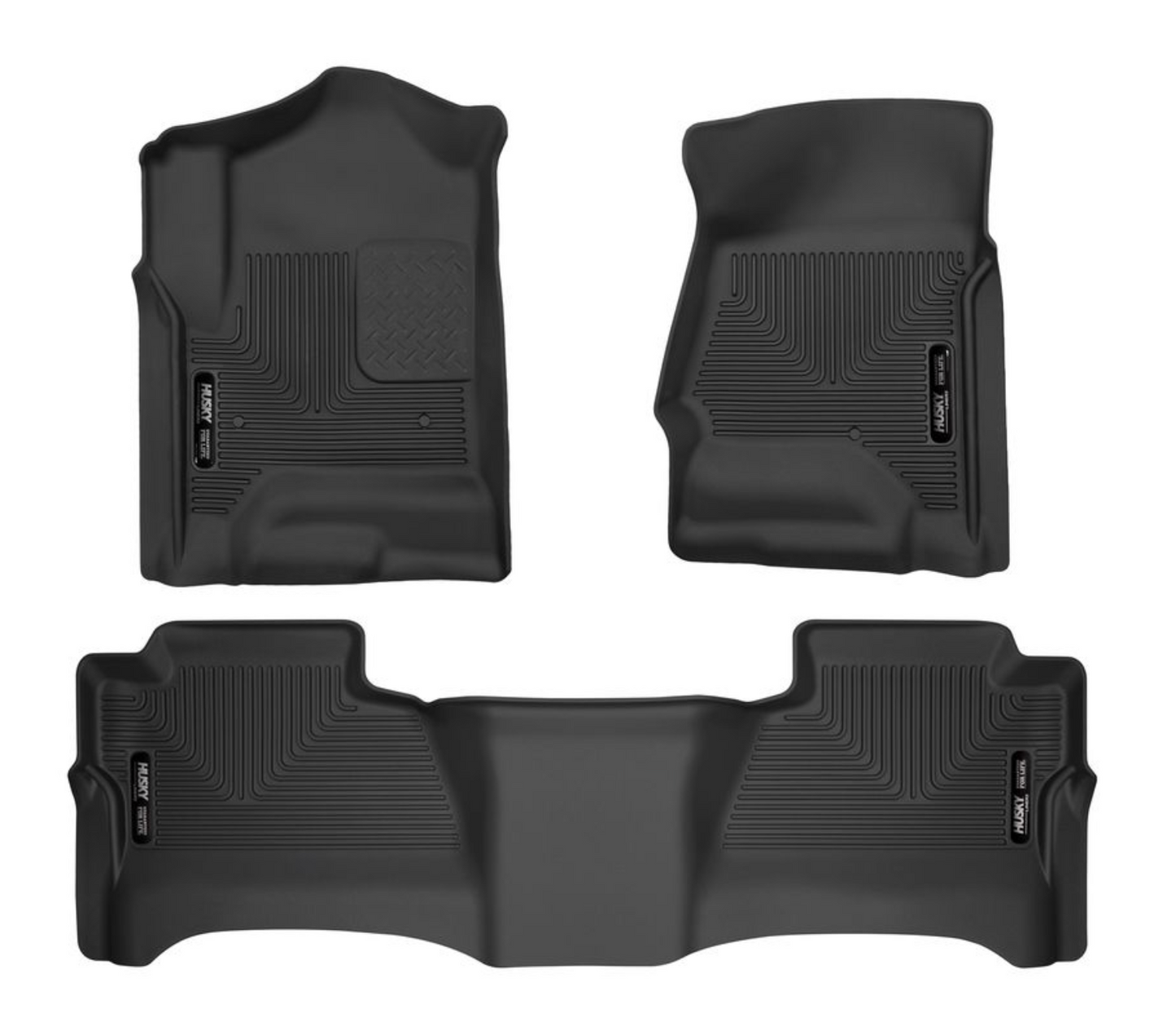 HUSKY LINERS WEATHERBEATER FRONT & 2ND ROW LINERS 14-18 GM 1500/ 15-19 HD CREW