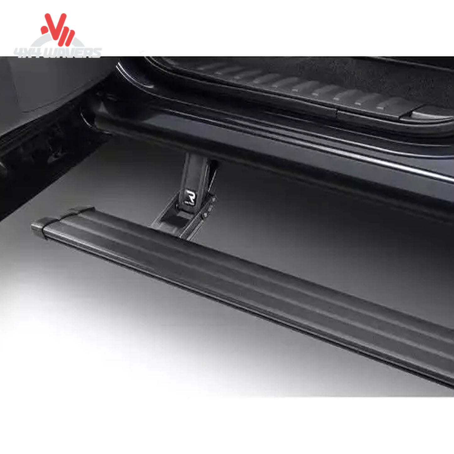 Ford Bronco equipped with SmartSeries automatic running boards and customizable lighting
