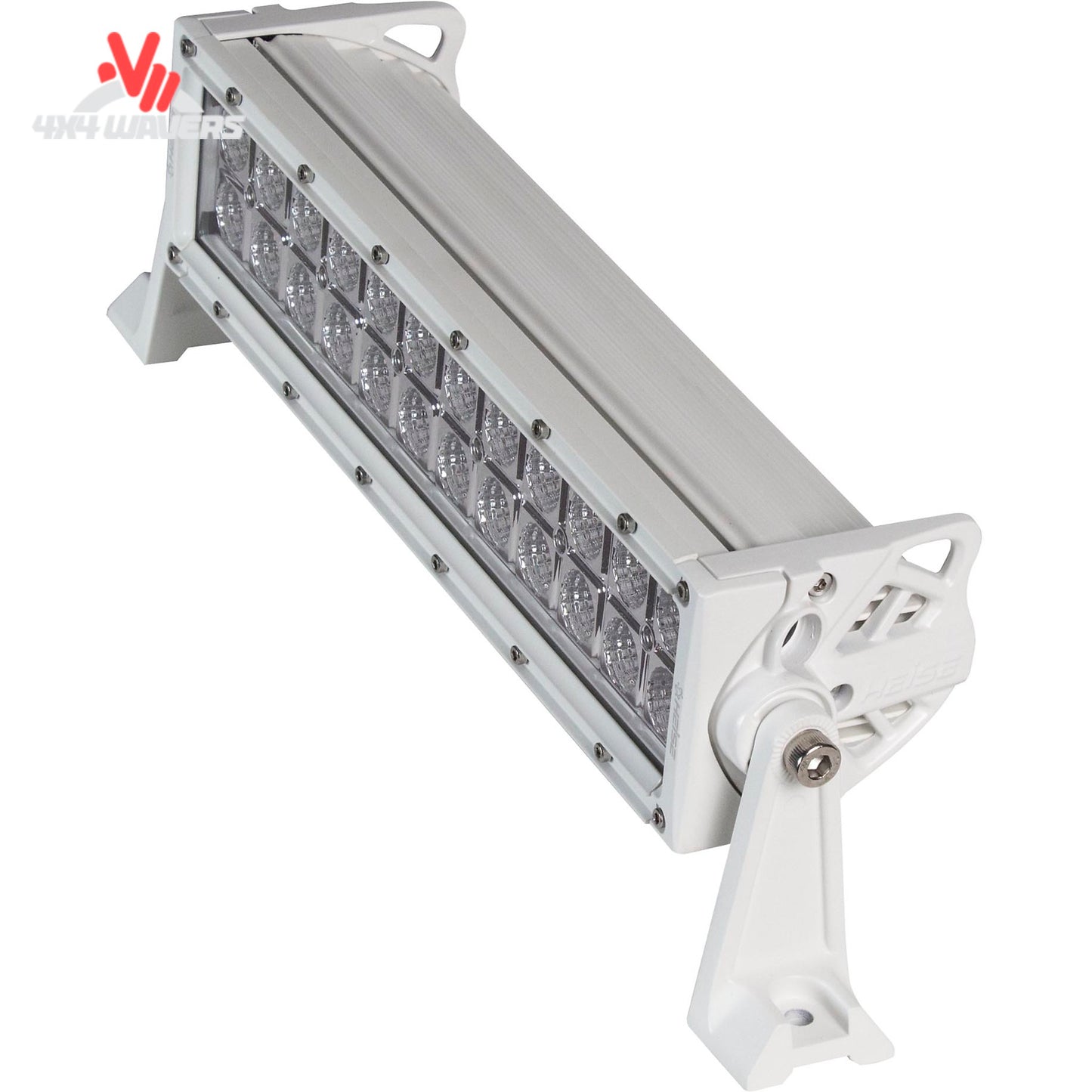 What does the Heise marine-grade 14-inch dual-row LED light bar look like before installation?