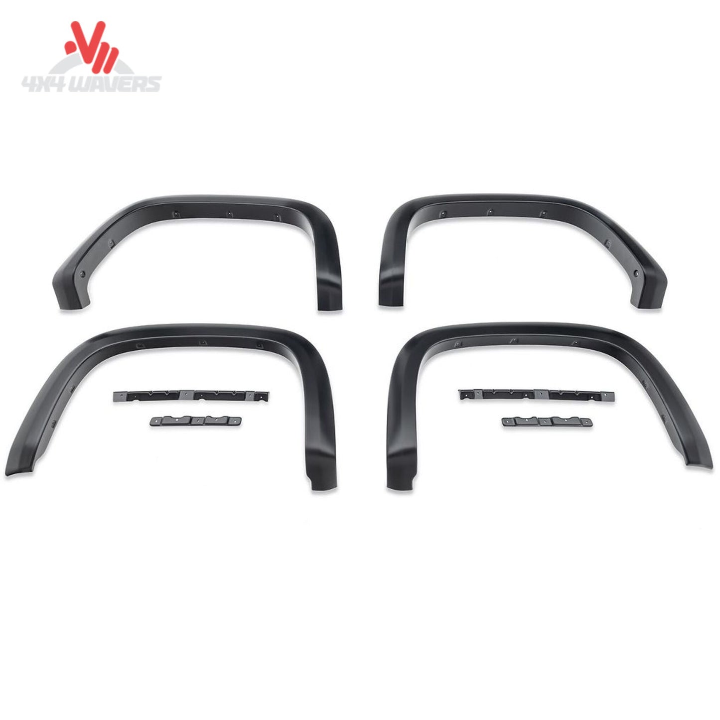 Husky OE Style Fender Flares installed on a 2015-2017 Ford F-150, showcasing durable black fender flare extensions.