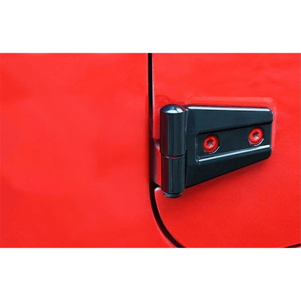 4x4wavers Door Hinge Covers for Jeep JK Unlimited 4-Door 2007-2018 - 4X4 WAVERS