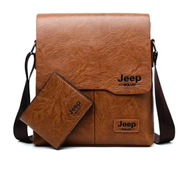 Jeep Casual Shoulder Sling Bag with Jeep Wallet - 4X4 WAVERS