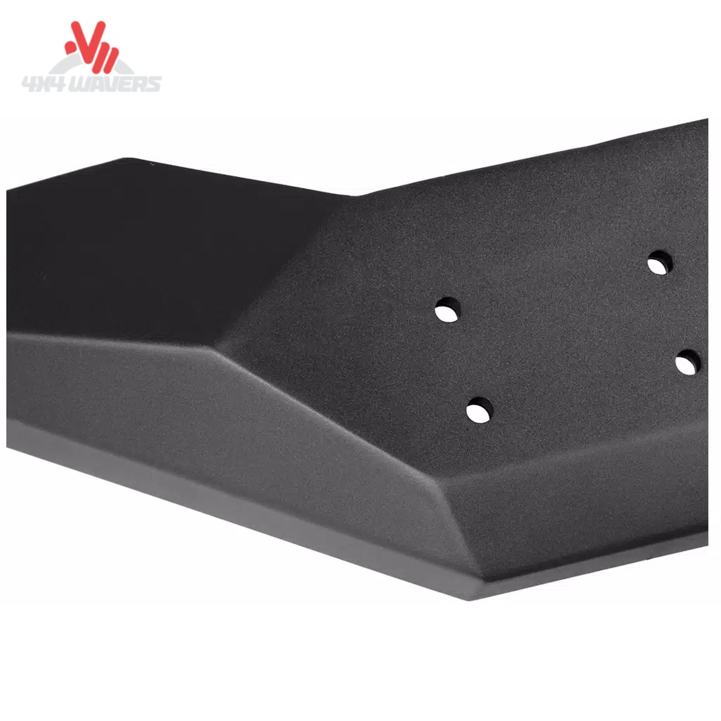 Heavy-duty D-ring recovery mounts on Rugged Ridge Spartan front bumper