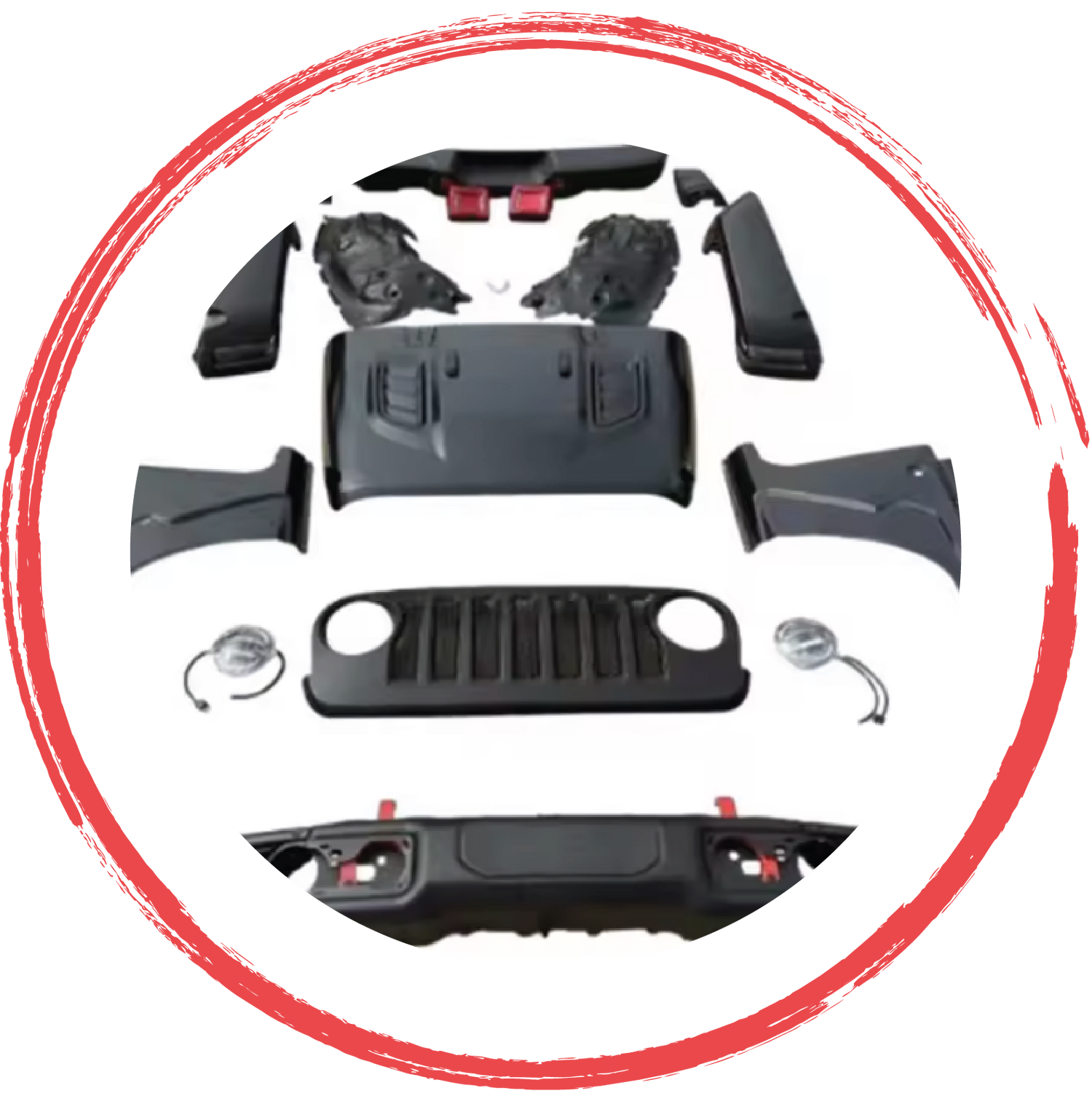 Full body kits and exterior conversion kits for Jeep Wrangler, Gladiator and 4x4 off-road vehicles by 4X4WAVERS