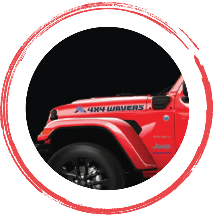 Lettrage de capot et autocollants pour Jeep Wrangler, Gladiator et véhicules tout-terrain 4x4 par 4X4WAVERS