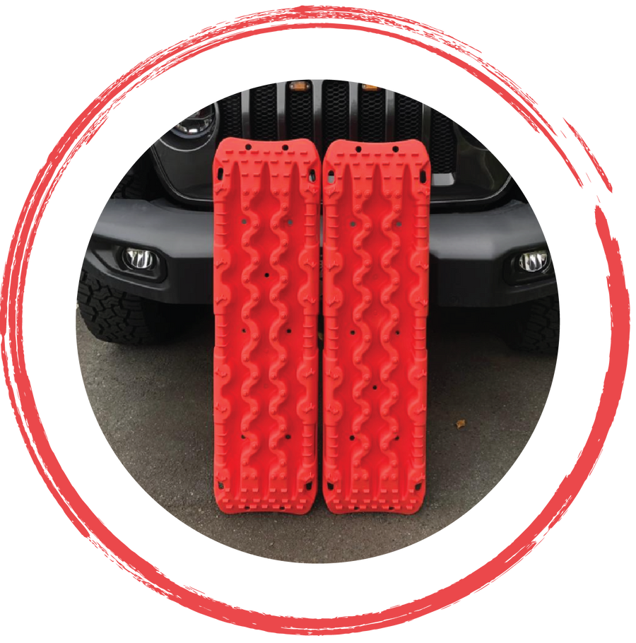 Tablas de tracción y alfombrillas de recuperación para Jeep Wrangler, Gladiator y vehículos todoterreno 4x4 de 4X4WAVERS
