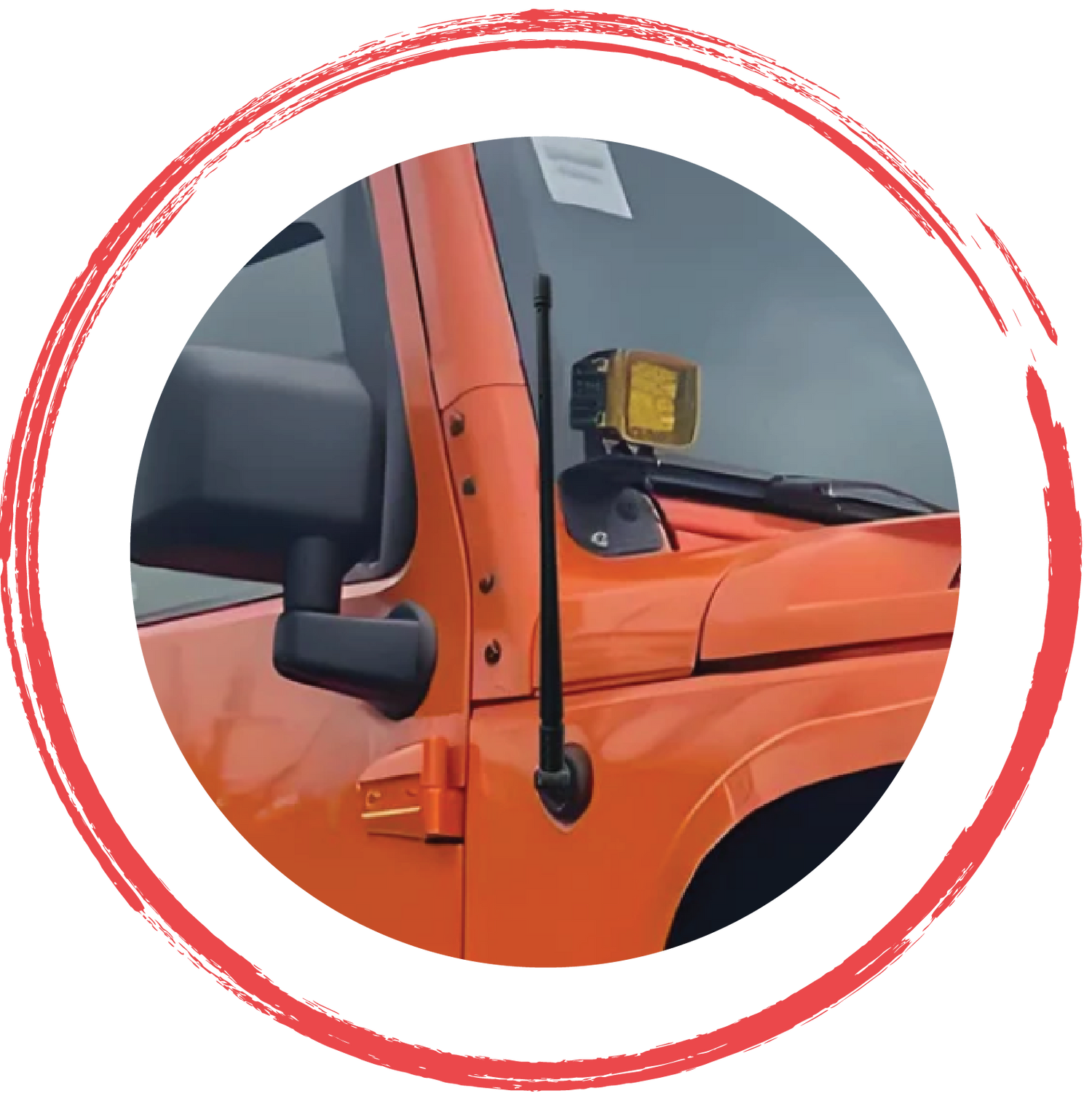 Antennas and antenna accessories for Jeep Wrangler, Gladiator and 4x4 off-road vehicles by 4X4WAVERS