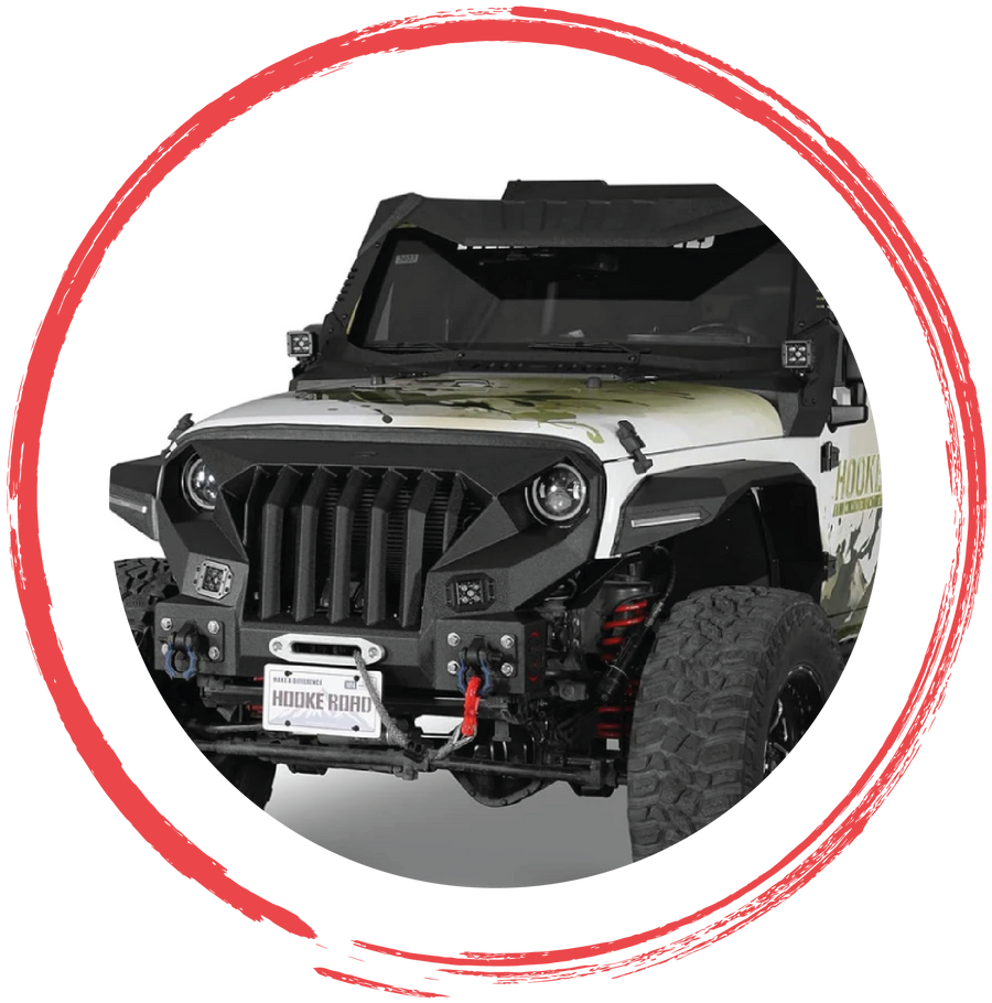 Kits de protección y blindaje para Jeep Wrangler, Gladiator y vehículos todoterreno 4x4 de 4X4WAVERS