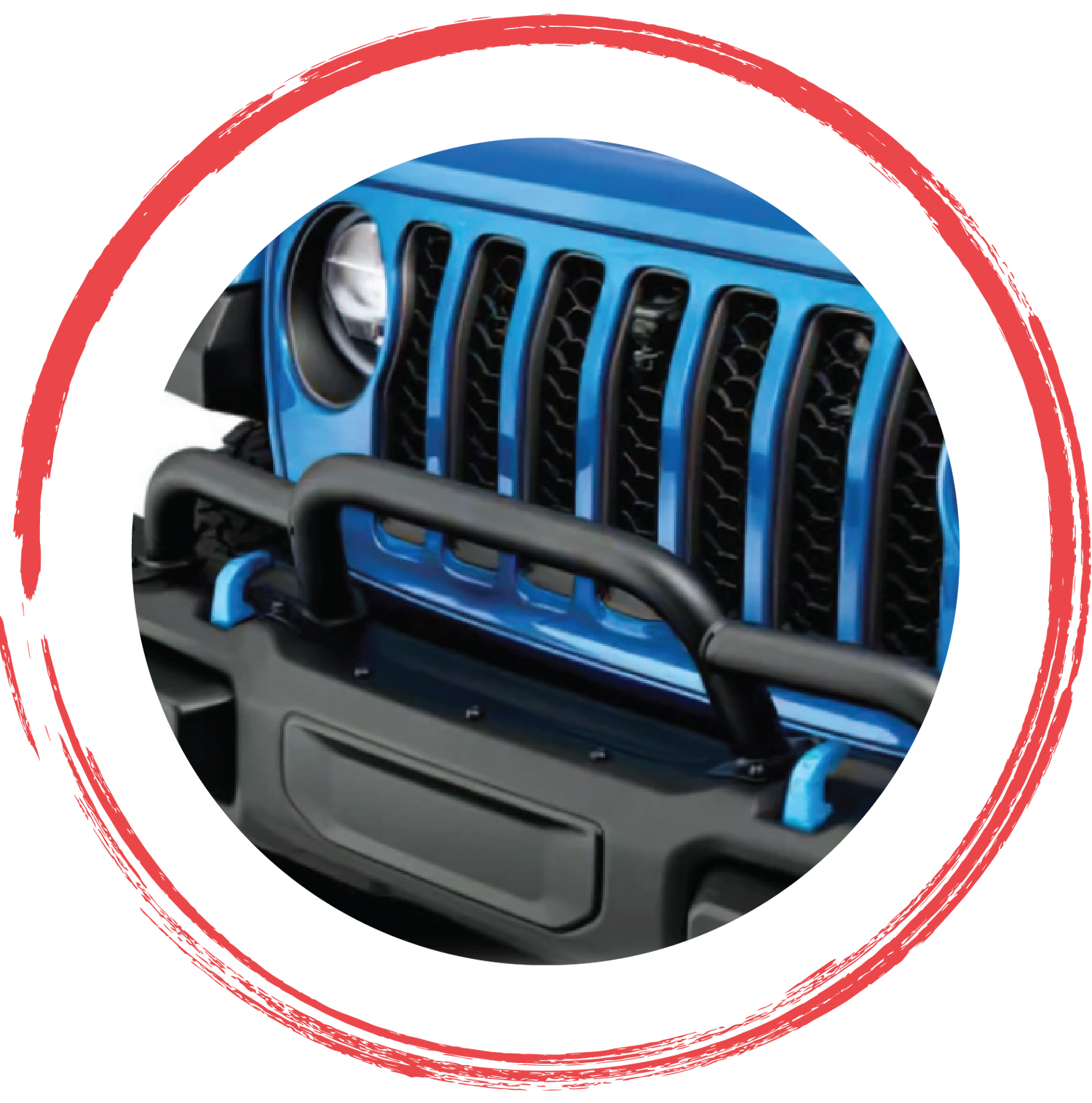Bull bars and push bars for Jeep Wrangler, Gladiator and 4x4 off-road vehicles by 4X4WAVERS