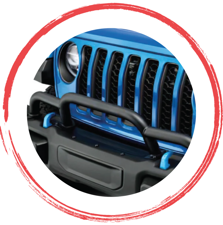 Barras protectoras y barras de empuje para Jeep Wrangler, Gladiator y vehículos todoterreno 4x4 de 4X4WAVERS