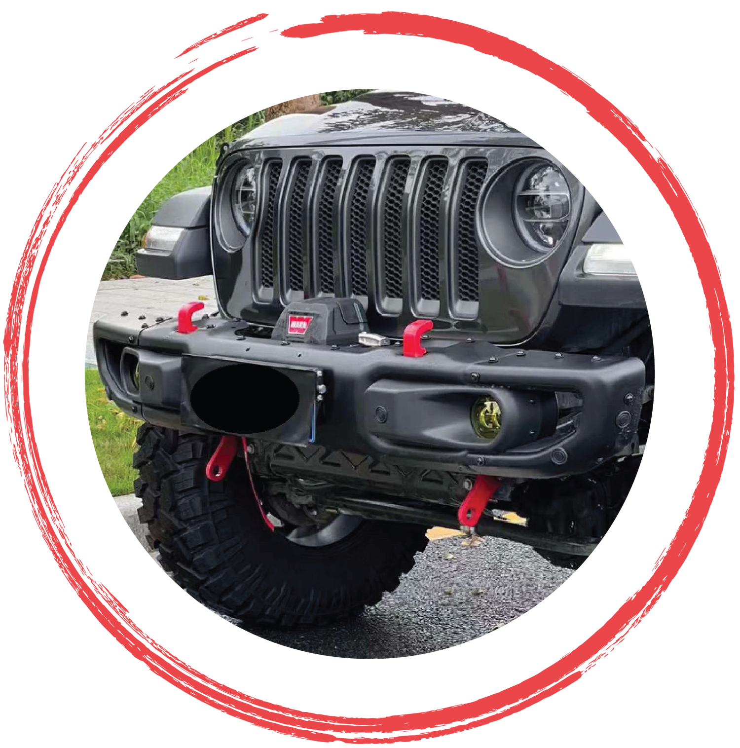 Front and rear bumpers for Jeep Wrangler, Gladiator and 4x4 off-road vehicles by 4X4WAVERS