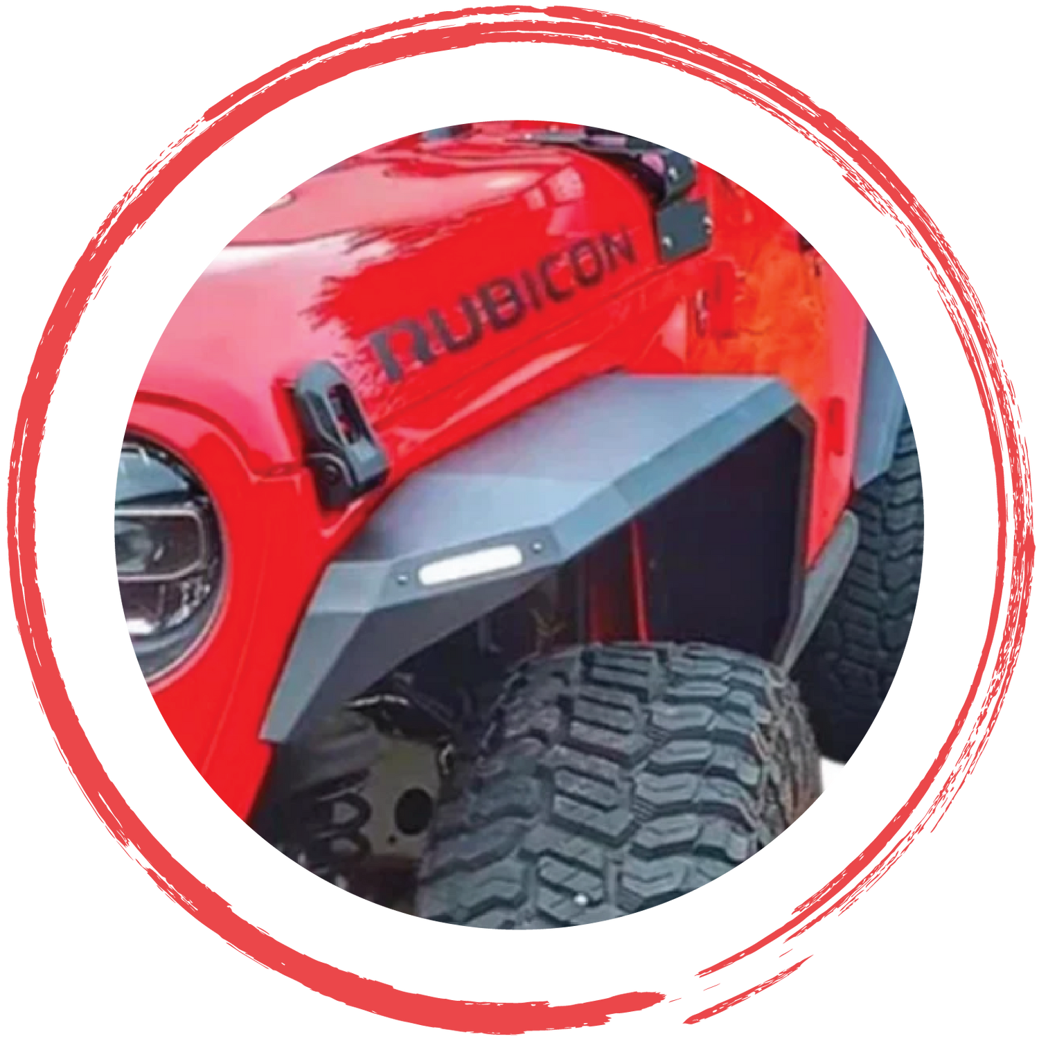 Fender flares and armor fenders for Jeep Wrangler, Gladiator and 4x4 off-road vehicles by 4X4WAVERS
