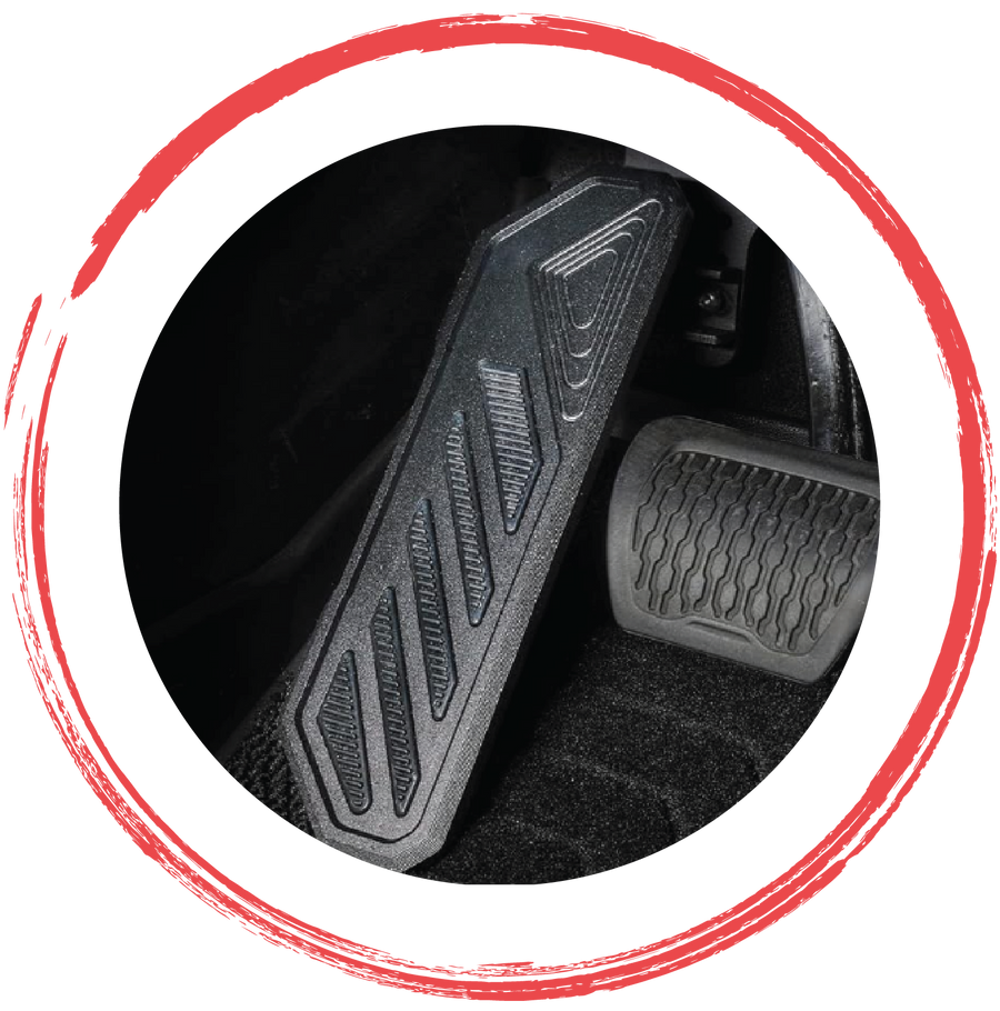Repose-pied et pédales pour Jeep Wrangler, Gladiator et véhicules tout-terrain 4x4 par 4X4WAVERS