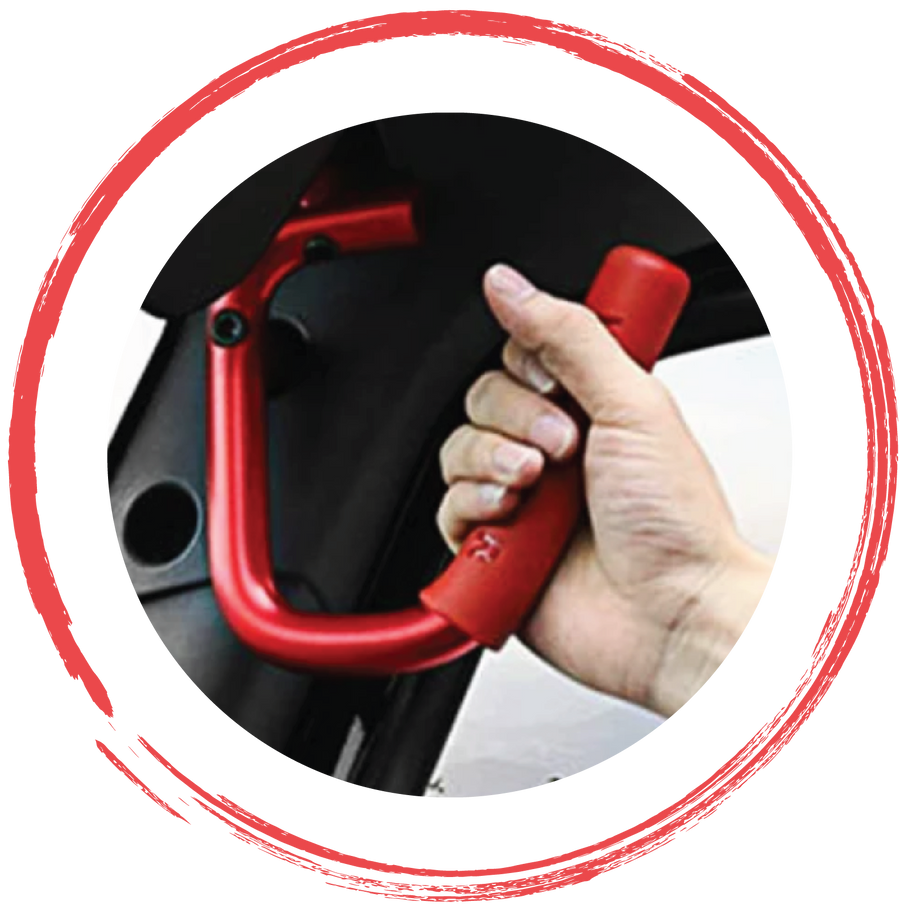 Aftermarket poignées de maintien pour Jeep Wrangler, Gladiator et véhicules tout-terrain 4x4 par 4X4WAVERS