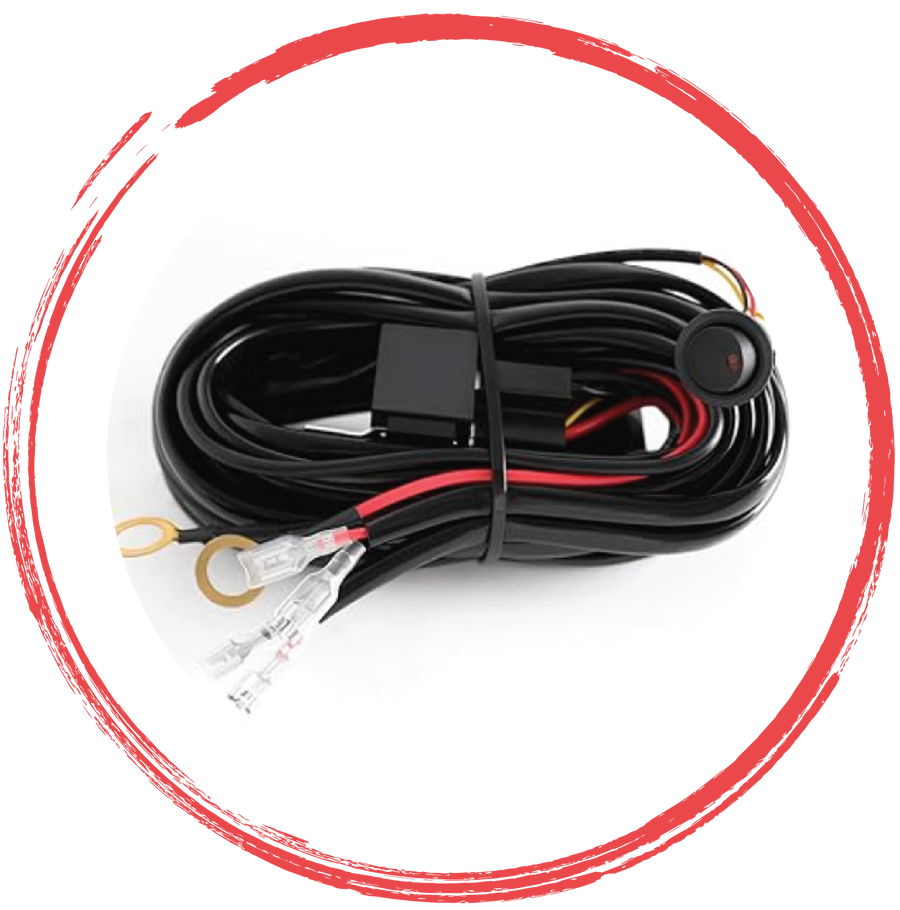 Off-road kits de arnés de cableado para luces para Jeep Wrangler, Gladiator y vehículos 4x4 todoterreno de 4X4WAVERS