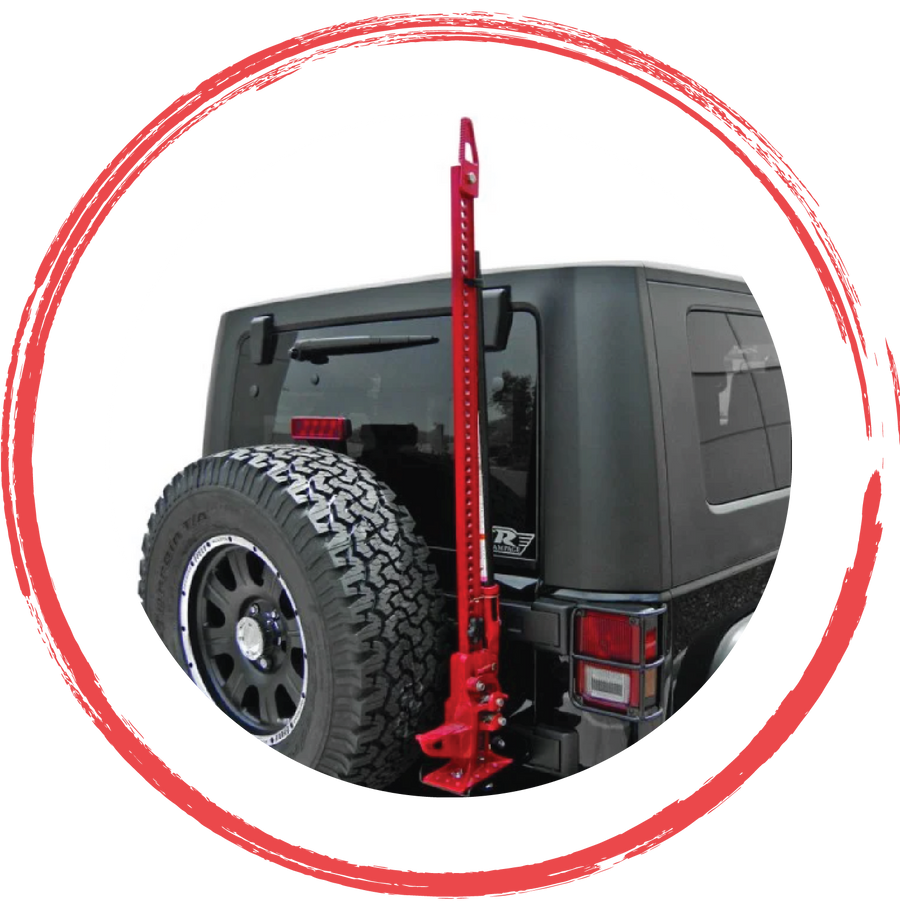 Gatos Hi-Lift y soportes para Jeep Wrangler, Gladiator y vehículos todoterreno 4x4 de 4X4WAVERS