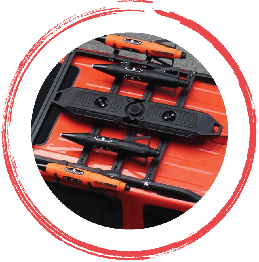 Water tanks and fuel can mounts for Jeep Wrangler, Gladiator and 4x4 off-road vehicles by 4X4WAVERS