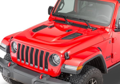 4X4WAVERS Rubicon 10th Anniversary Style Hood - Premium Steel - Jeep Wrangler JL/JLU/4XE/JT 2018+