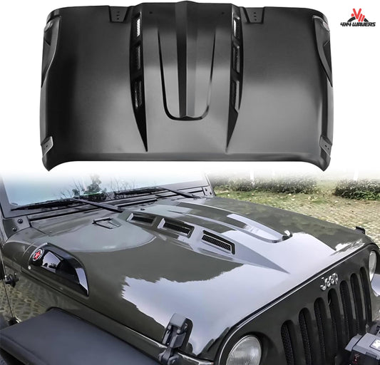 4X4WAVERS Avengers Edition Hood - Jeep Wrangler JK/JKU 2007-2018