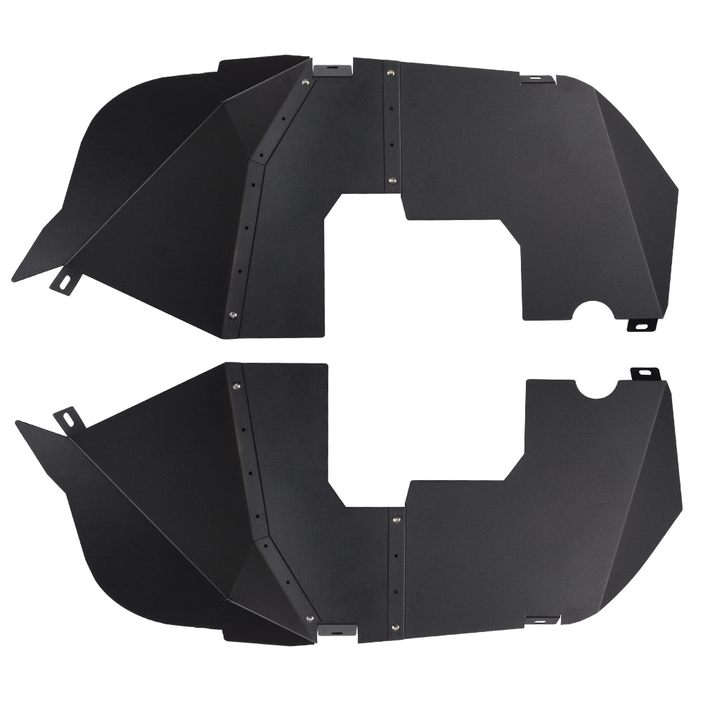 4X4WAVERS Aluminum Front & Rear Inner Fender Liners Kit - Jeep Wrangler JL/JLU/4XE 2018+