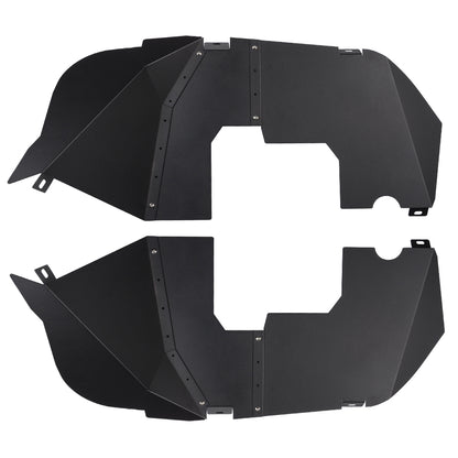 4X4WAVERS Aluminum Front & Rear Inner Fender Liners Kit - Jeep Wrangler JL/JLU/4XE 2018+