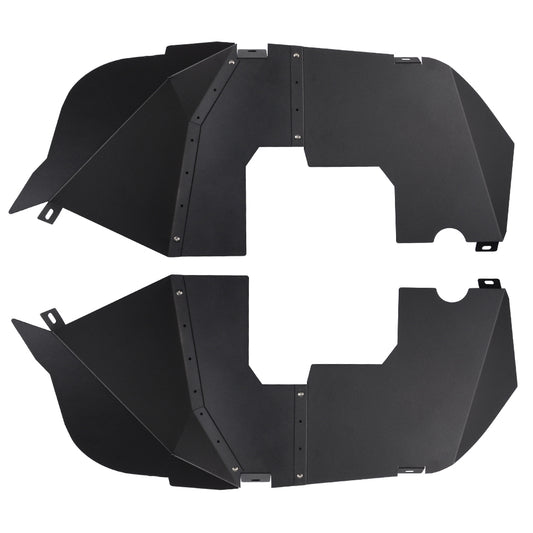 4X4WAVERS Aluminum Front Inner Fender Liners - Jeep Wrangler JL/JLU/4XE 2018+