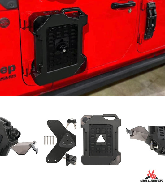 4X4WAVERS Réservoir de porte de 9 litres avec robinet d'eau facile (côté conducteur) - Tous les modèles Jeep Wrangler JK/JKU/JL/JLU/4XE/JT 2007+