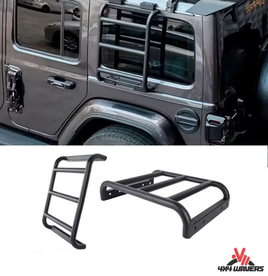 4X4WAVERS Aluminum Side Ladder for rear side window - Jeep Wrangler JL/JLU/4XE 2018+