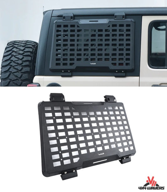 Maiker Aluminum Rear Side Window Expansion Multifunction Panel (Right Side) - Jeep Wrangler JLU/4XE 2018+
