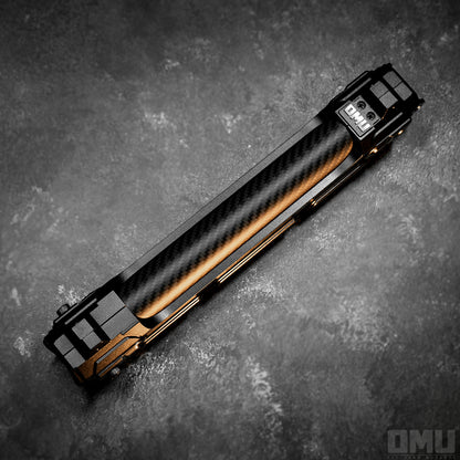 OMU Aluminum Tailgate Flagpole Carbon Fiber Holder  - Jeep Wrangler JK/JKU/JL/JLU/4XE 2007+ - 4X4 WAVERS