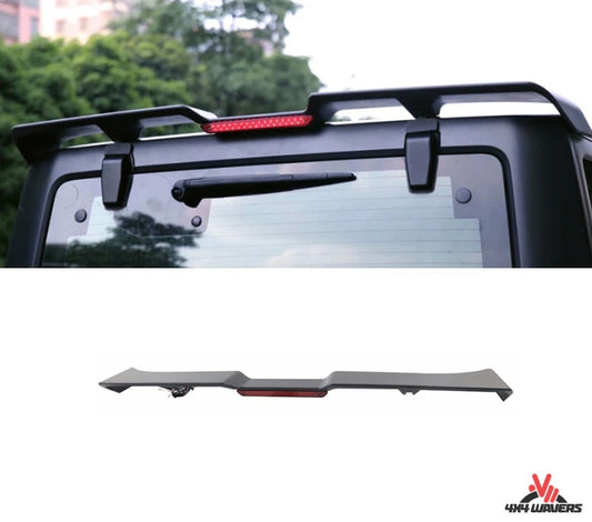 Aileron arrière supérieur 4x4wavers avec lumière LED de frein pour Jeep Wrangler JL / JLU / 4XE