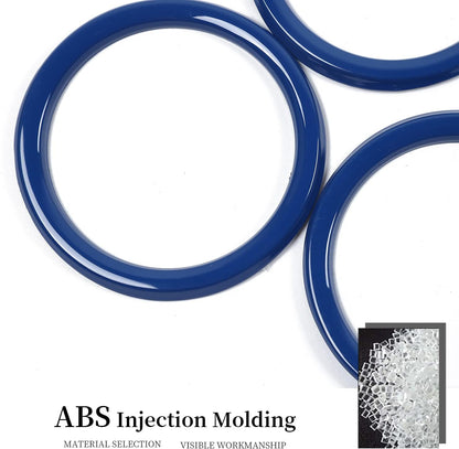 4X4WAVERS Dashboard Air Conditioner Vent Circle Ring Cover (Blue) - Jeep Wrangler JL/JLU/4XE/JT 2018-2023 - 4X4 WAVERS