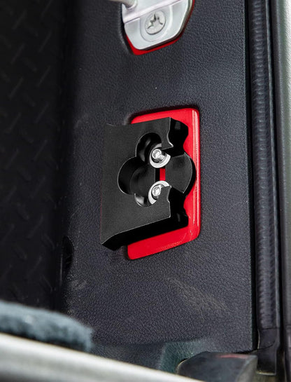 4X4WAVERS Aluminum Tailgate Limiter, Tailgate Latch Bumper Stoper - Jeep Wrangler JK/JKU 2007-2018 - 4X4 WAVERS