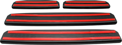 4X4WAVERS Door Sill Guards Protectors - Beehive Style - Jeep Wrangler JLU/4XE/JT (4 doors) 2018+