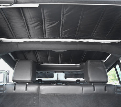 4X4WAVERS Hardtop Roof Heat Insulator, Sound and Road Noise Insulation - Jeep Wrangler JK (4 doors) 2012-2018
