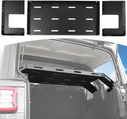 4X4WAVERS Aluminum Rear Trunk Cargo Frame Rack Organizer and Storage - Jeep Wrangler JLU/4XE 2018+ (4 Doors only) - 4X4 WAVERS