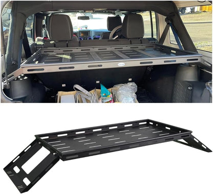 4X4WAVERS Aluminum Rear Trunk Cargo Frame Rack Organizer and Storage - Jeep Wrangler JKU 2007-2018 (4 Doors only) - 4X4 WAVERS