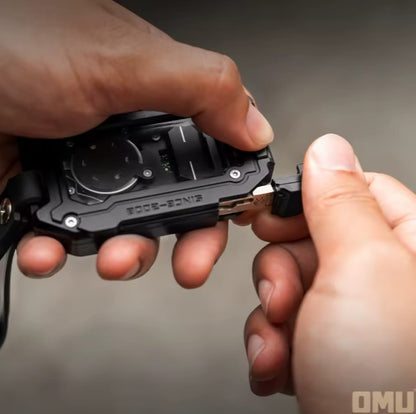 OMU Genesis Series Aluminum Key Case Key Fob - Jeep Wrangler JL/JLU/4XE/JT 2018+ - 4X4 WAVERS