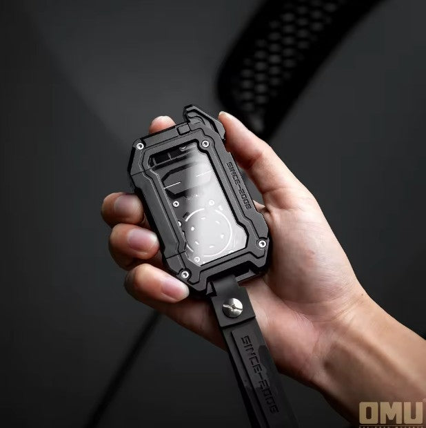 OMU Genesis Series Aluminum Key Case Key Fob - Jeep Wrangler JL/JLU/4XE/JT 2018+ - 4X4 WAVERS