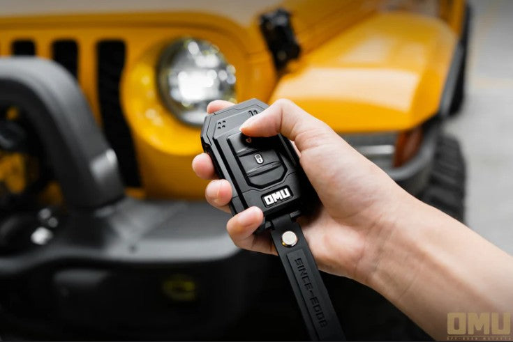 OMU Genesis Series Aluminum Key Case Key Fob - Jeep Wrangler JL/JLU/4XE/JT 2018+ - 4X4 WAVERS