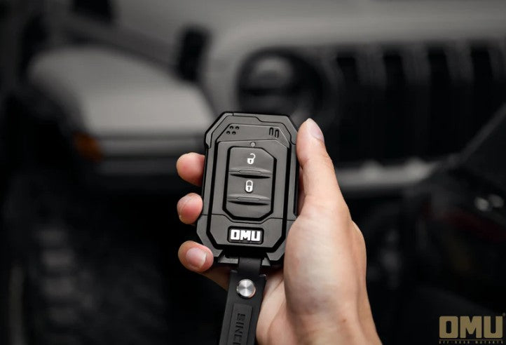 OMU Genesis Series Aluminum Key Case Key Fob - Jeep Wrangler JL/JLU/4XE/JT 2018+ - 4X4 WAVERS
