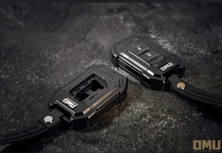 OMU Genesis Series Aluminum Key Case Key Fob - Jeep Wrangler JL/JLU/4XE/JT 2018+ - 4X4 WAVERS